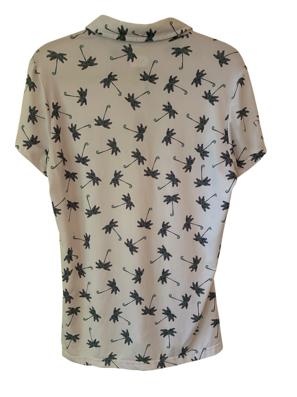 ✨ Good Swing 'Knight's Paradise' Palm Tree Golf Polo White XL ✨ - Picture 3 of 6